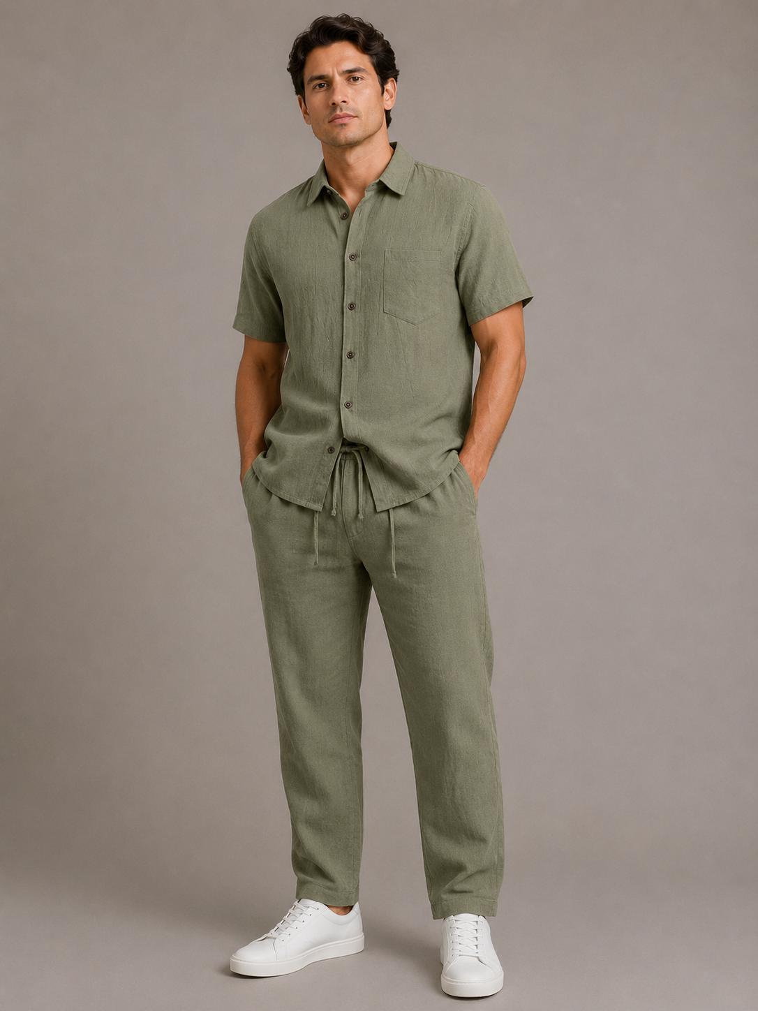 Men’s Linen Summer Set
