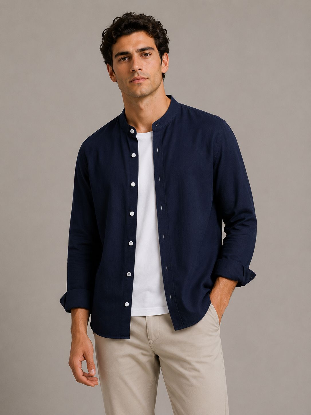 Men's linen shirt