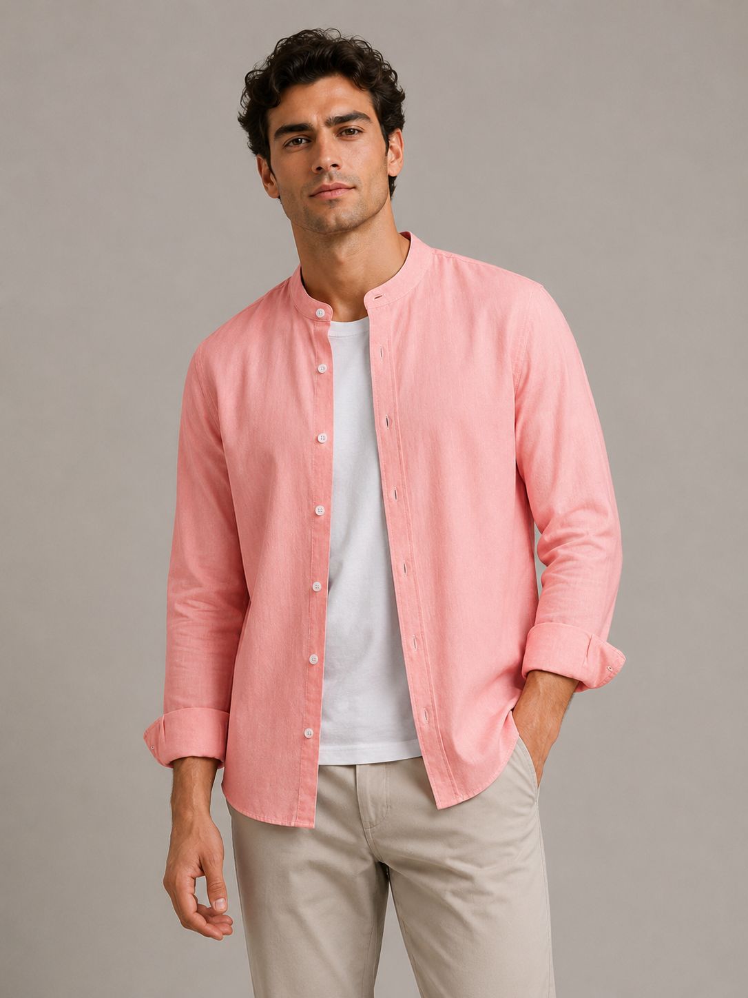 Men's linen shirt