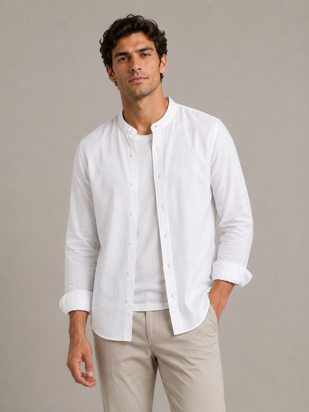 Men's linen shirt