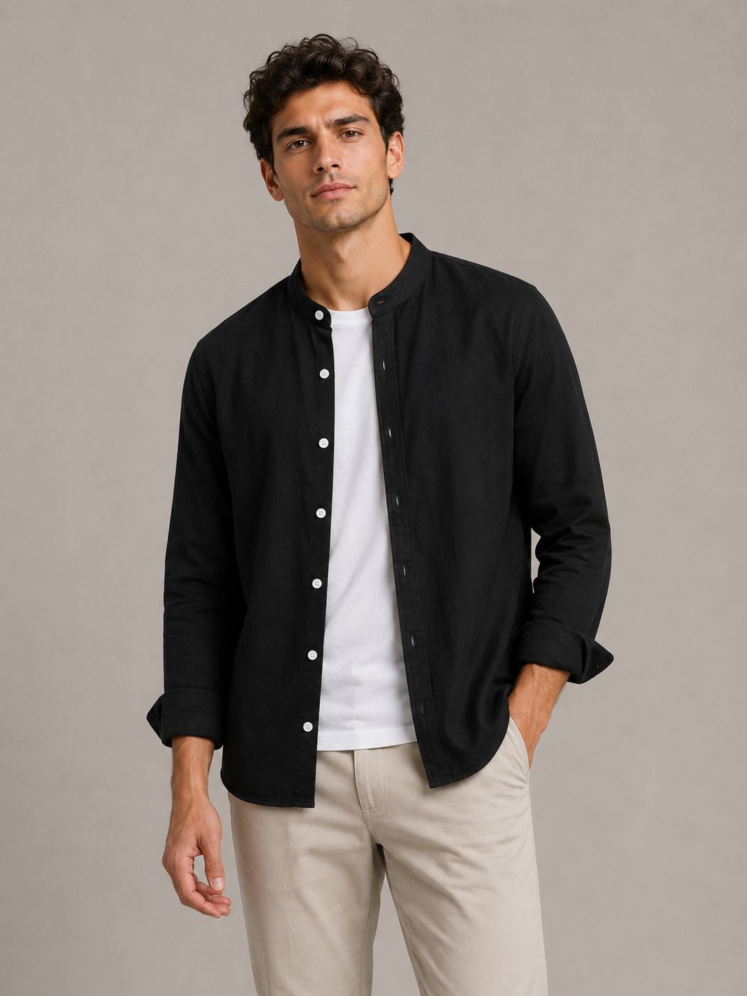 Men's linen shirt