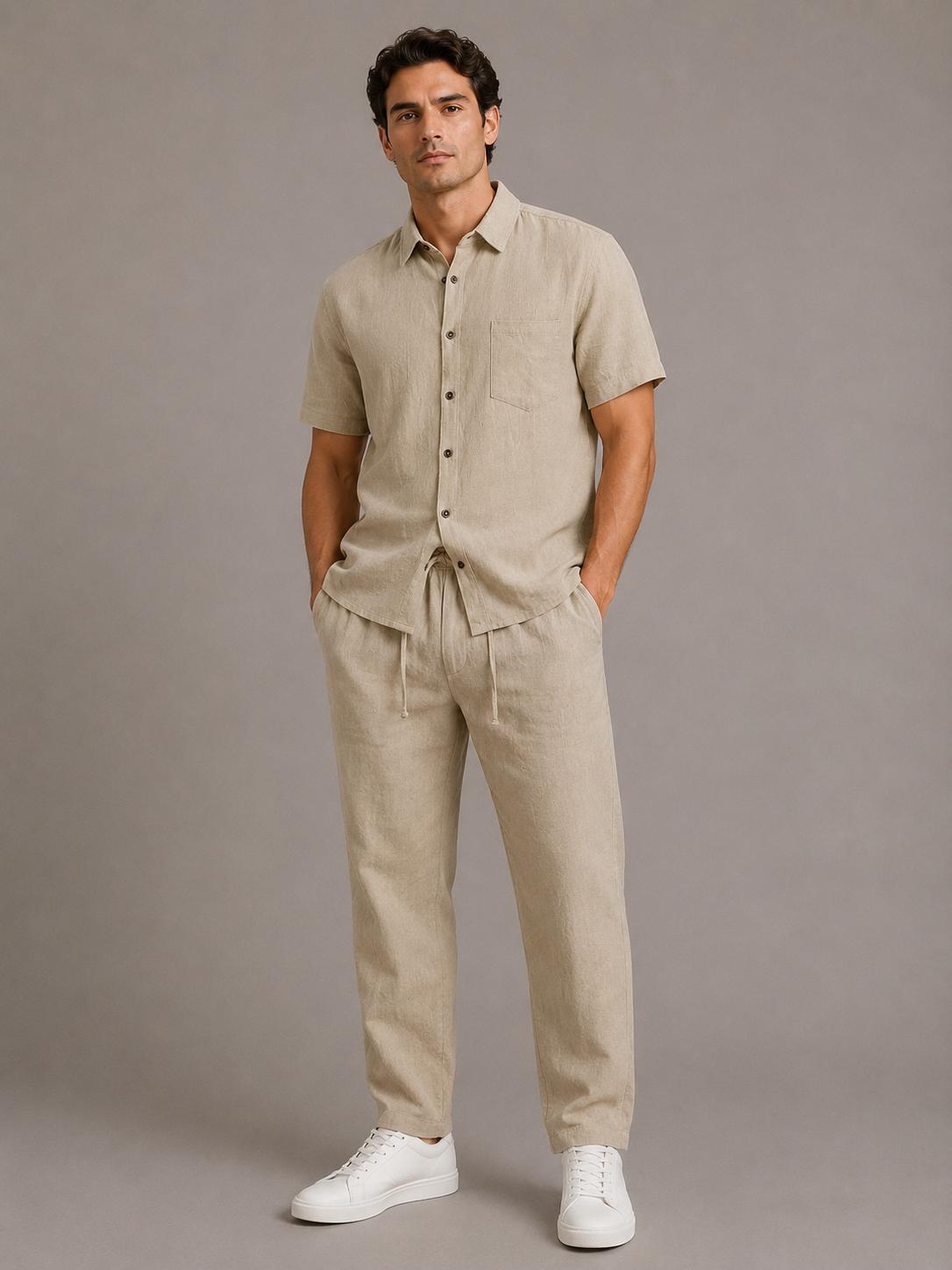 Men’s Linen Summer Set