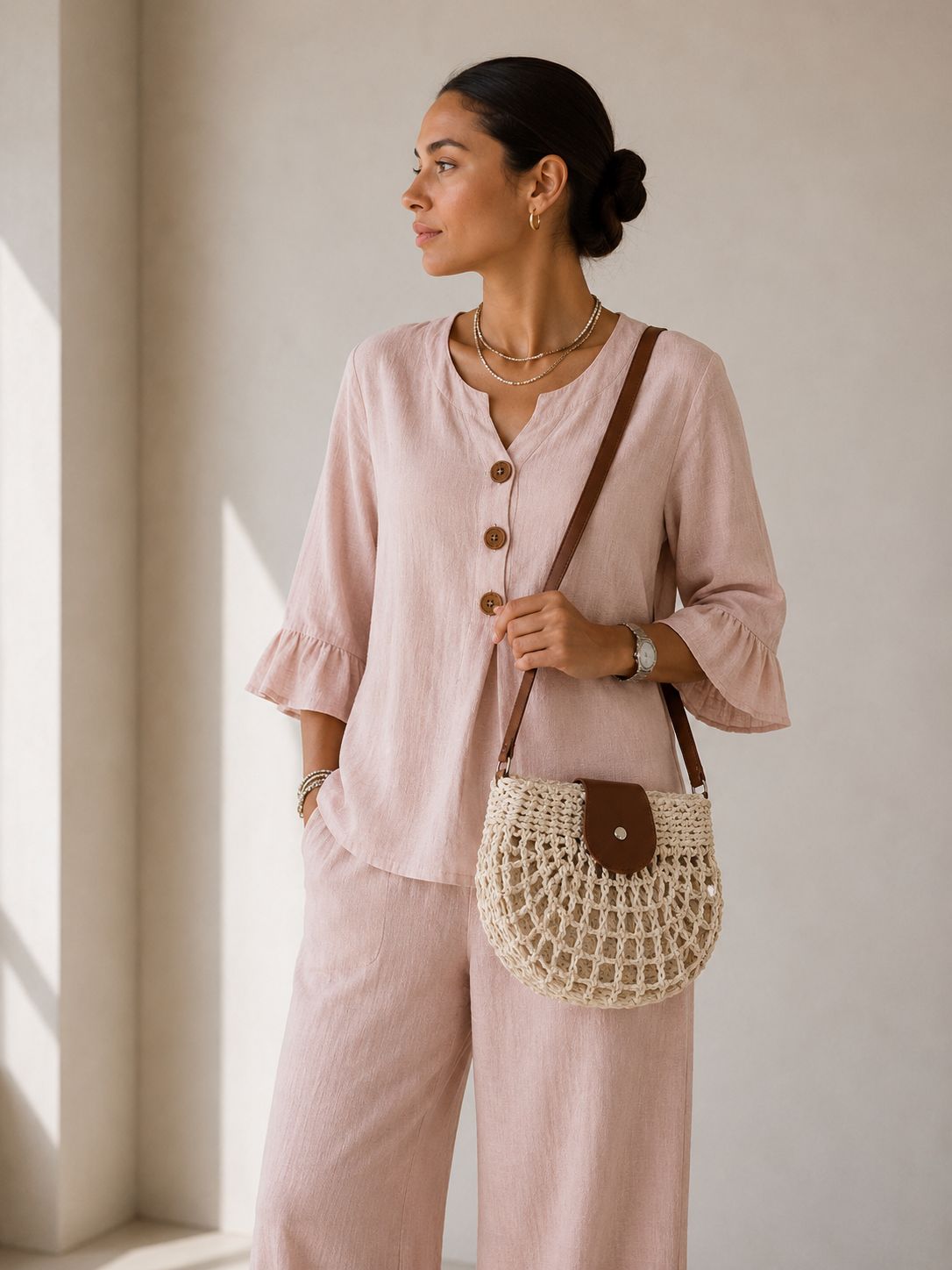 Woven Crossbody Bag