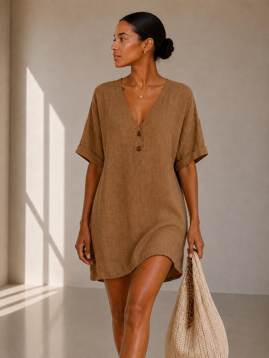 Summer Linen Dress – Lightweight & Elegant
