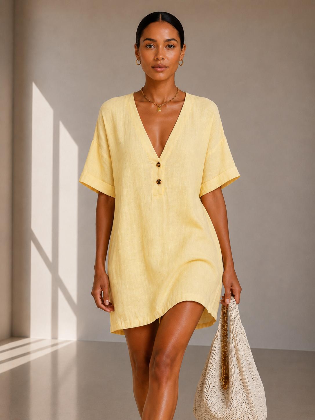 Summer Linen Dress – Lightweight & Elegant